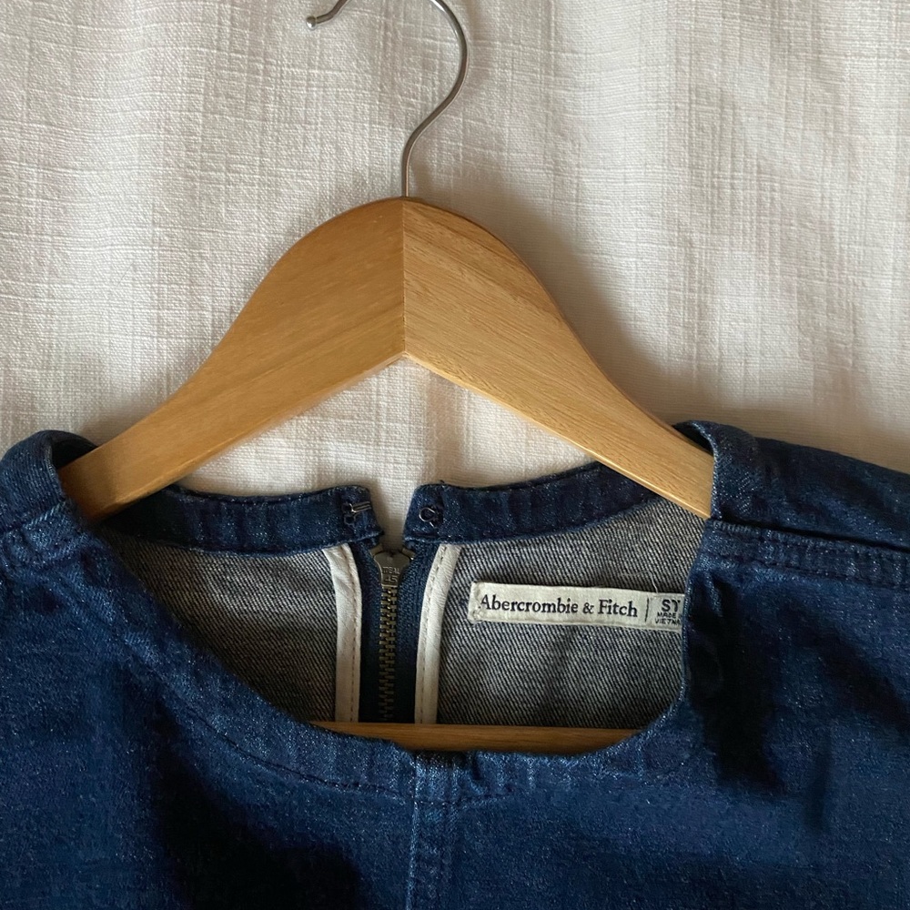 Abercrombie & Fitch Dark Denim Mini Dress - Picture 3 of 4